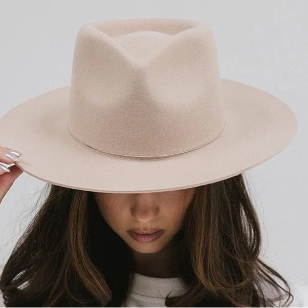 Gigi Pip Zephyr Rancher Hat - Cream S/M 57 + Band